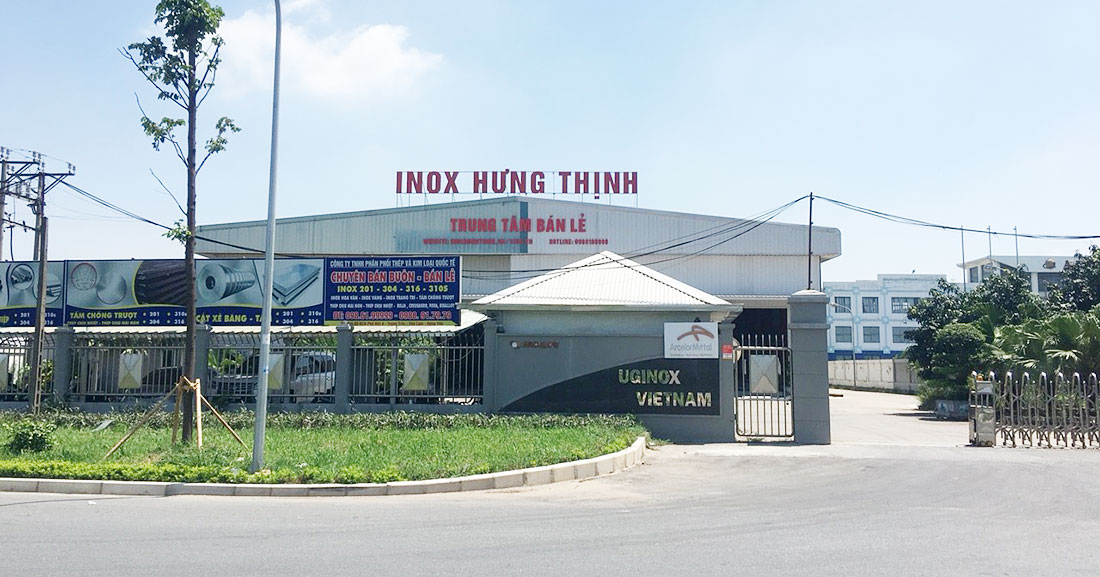 Đầu 2018 tập đoàn ArcelorMittal (Pháp) chuyển giao toàn bộ nhà máy Uginox Việt Nam cho Inox Hưng Thịnh