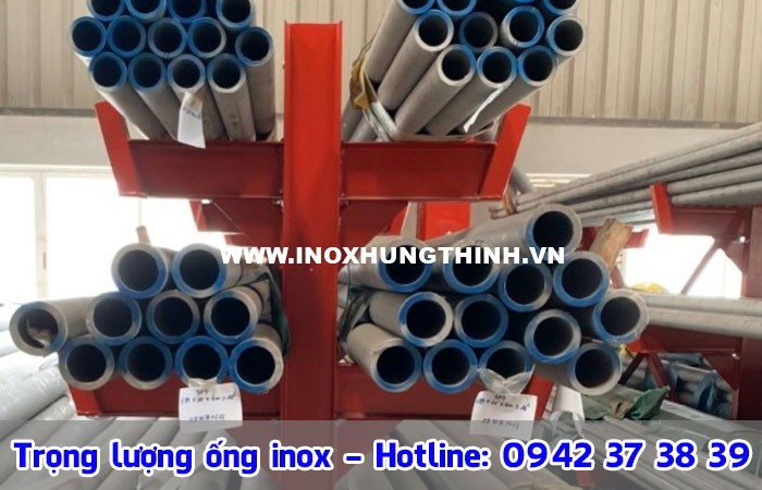 trọng lượng ống inox